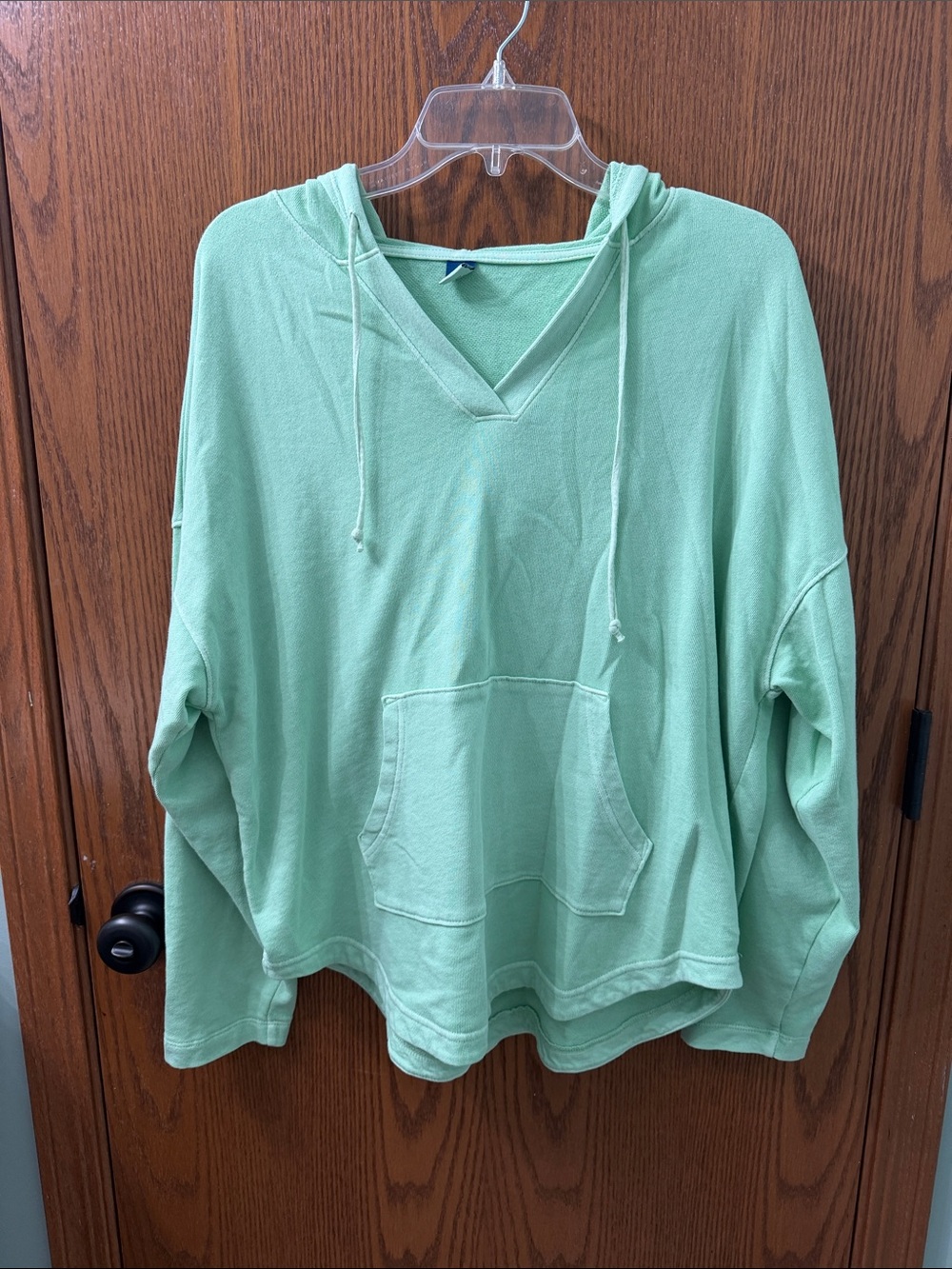 Old Navy Mint Green Hooded Pullover Sweater